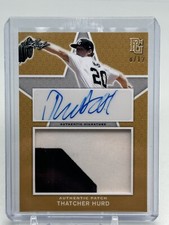 2020 Leaf Perfect Game Thatcher Hurd Gold Auto Relic /12 New York Yankees