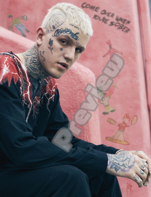 Lil Peep Goth Engel Sünder 2017 Sänger Model Druck Poster Wandbild Bild A4+