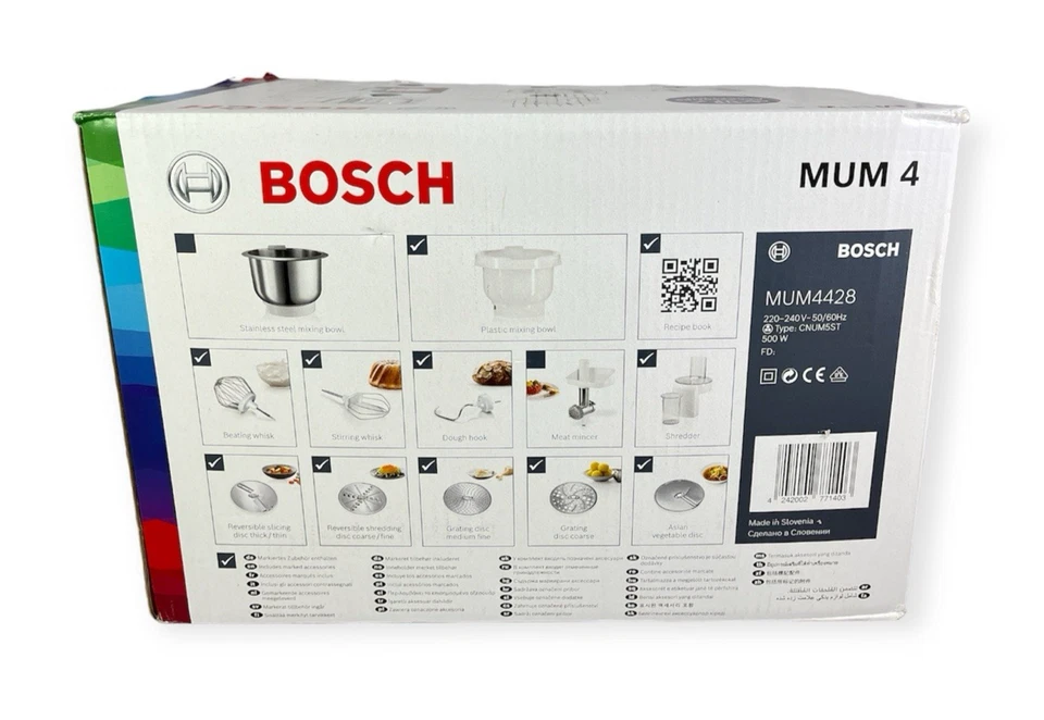 Bosch MUM 4 Küchenmaschine MUM4428 / MUM4405 Auswahl Weiß - Bild 2 von 4