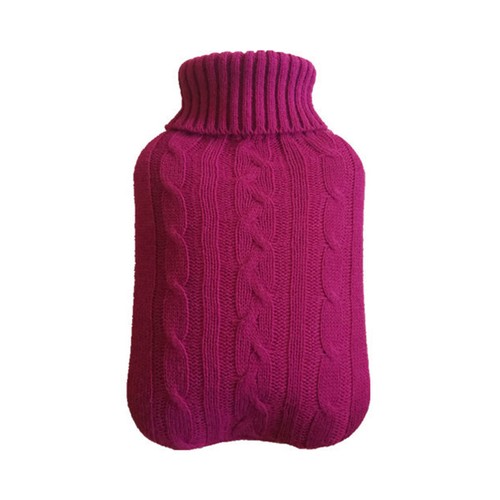 Strickbezug Wärmflaschenbezug Warmhandtasche Wärmbeutel Praktisch Weich - Bild 9 von 15