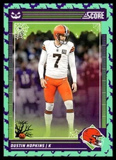2024 Score-A-Treat #69 Dustin Hopkins A-Treat - Green Bats Cleveland Browns