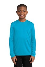 Sport-Tek YST350LS Youth Long Sleeve Dri-Fit PosiCharge Competitor Crew T-Shirt