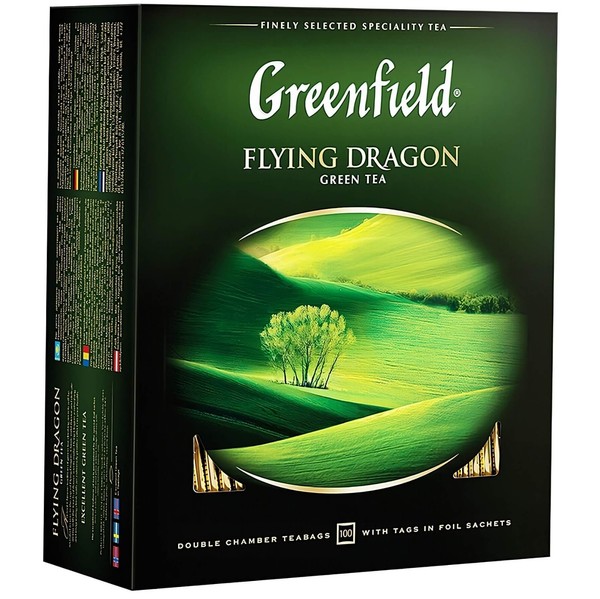 Greenfield Chinesischer GrüNtee Flying Dragon 100 Beutel Tee Green Tea-image