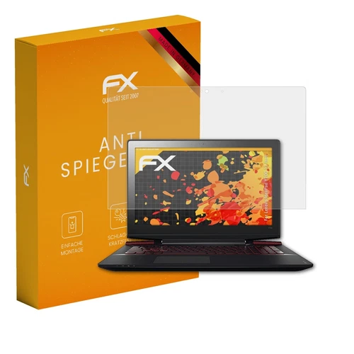atFoliX 2x Schutzfolie für Lenovo IdeaPad Y700 17 Inch matt&stoßfest
