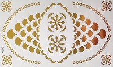 Temporary Tattoo Flash Gold 11 Pieces Bracelet Necklace Foot New K2