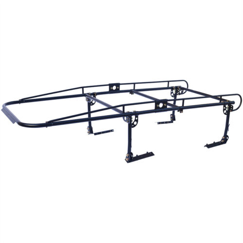 Adjustable Truck Contractors Rack Ladder Pickup Kayak Lumber Rack 1000lbs - Picture 8 of 14