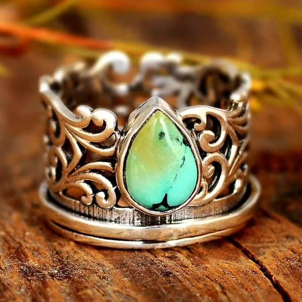 Turquoise clearance spinner ring