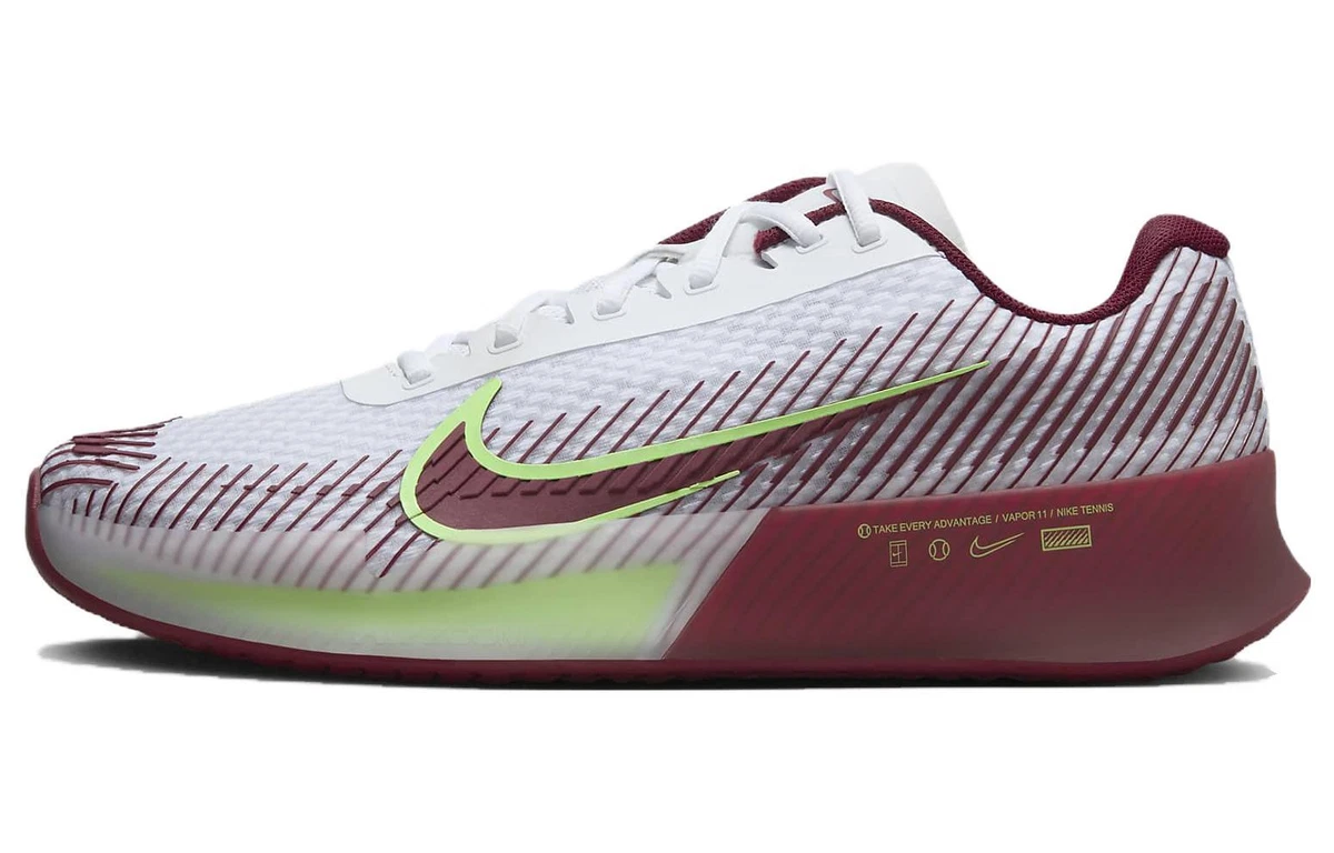 NikeCourt Air Zoom Vapor 11 HC White Team Red for Sale