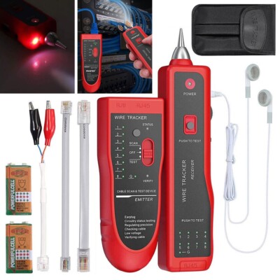 Kabel Tracker RJ11 RJ45 Kabeltester Leitungsfinder Ethernet LAN Netzwerkkabel Toner