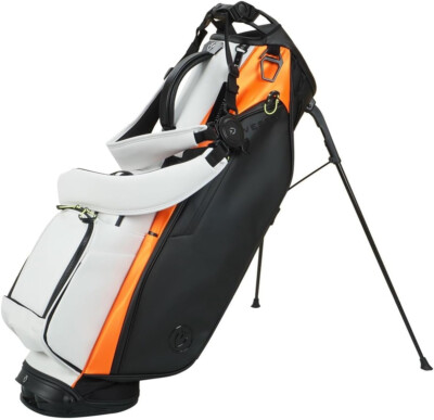 ゴルフバッグ・キャディバッグ VESSEL PLAYER 4.0 Stand Double IRIDUM VESSEL Golf Men's Caddy Bag PLAYER 4.0 Double Strap 8.5 x 47 inch