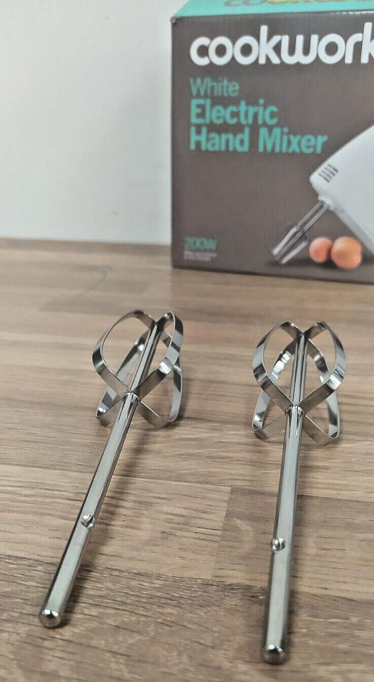 Cookworks Electric Hand held Mixer Whisk Egg Beater, Cake& Baking 5