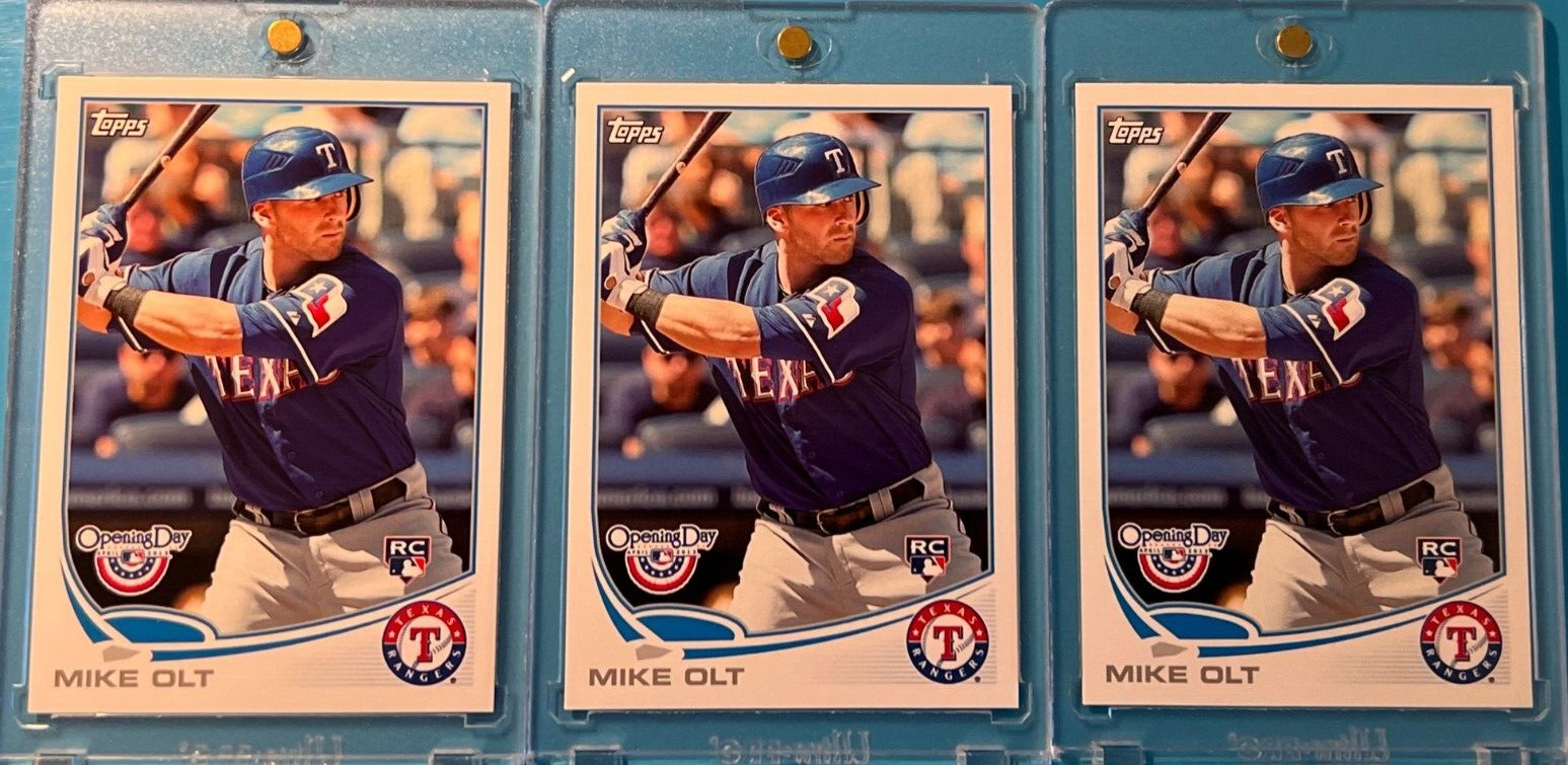 3ct. 2013 TOPPS OPENING DAY - MIKE OLT (RC's) #114