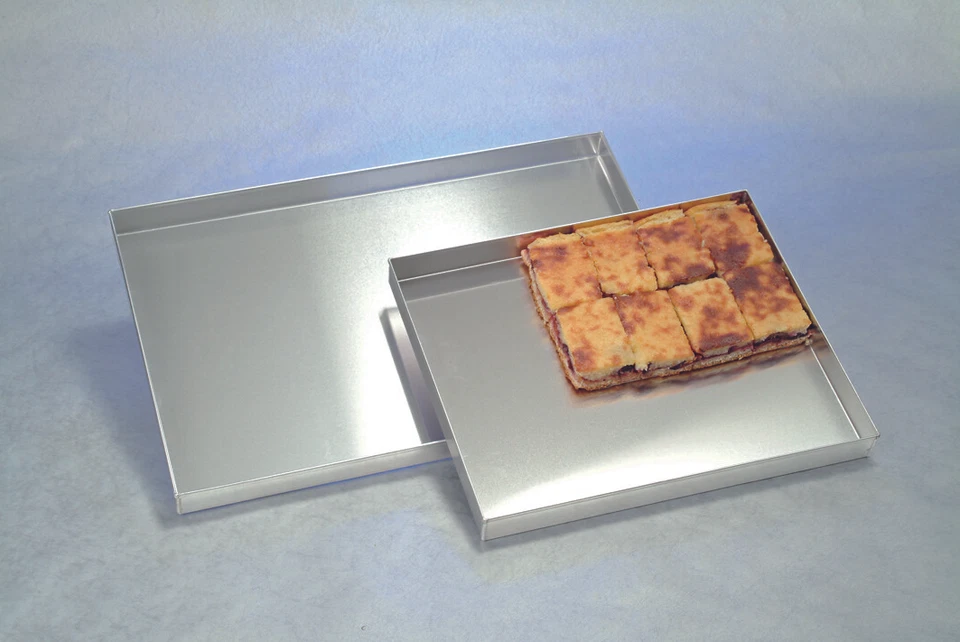 MANZ Backblech mit 4 cm hohem Rand 43x36 cm. - Bild 4 von 4