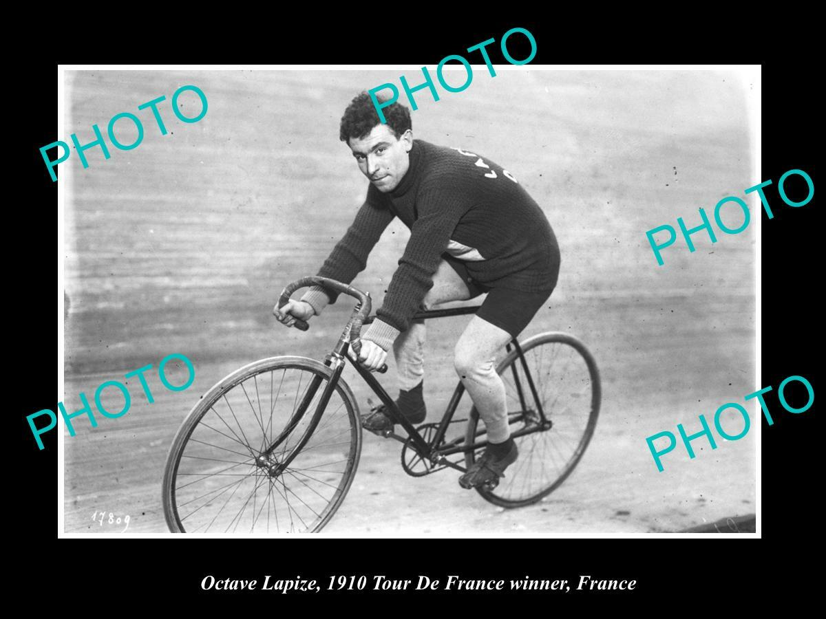 Cycling Photo Of 1910 Tour De France Winner Octave Lapize
