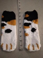 Soft Fuzzy Cat Paw Ankle socks 278461