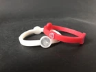 2x Bacardi razz rum friendship ribbon red white bar decoration new original packaging