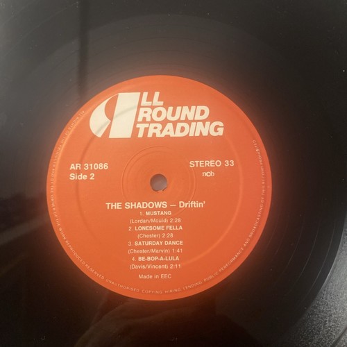 The Shadows - Driftin' EX/EX LP (2) - Picture 3 of 5