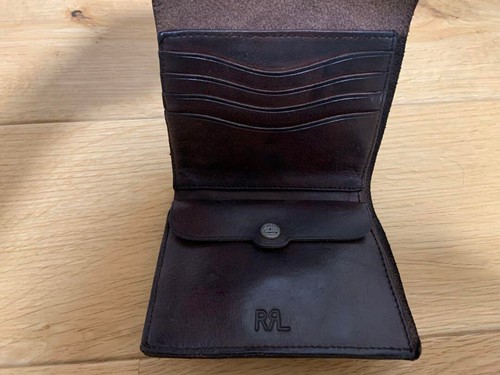 RRL RALPH LAUREN CONCHO LEATHER WALLET MEN COLOR BROWN MATERIAL LEATHER USED - Picture 3 of 5