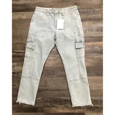 Kan Can Comfort Stretch Cargo Size 9 Jeans New with Tags 28x27