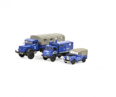 #26560 - Schuco Set of 3 THW - Land Rover - Unimog 404 - MB LG 315 (26560) - 1:87