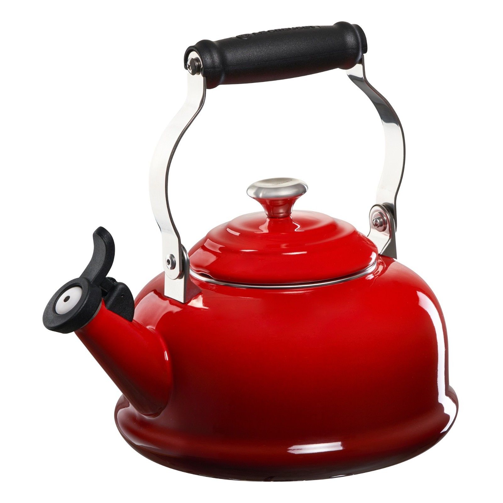 Le Creuset Classic Whistling Tea Kettle, Color: Cerise Red