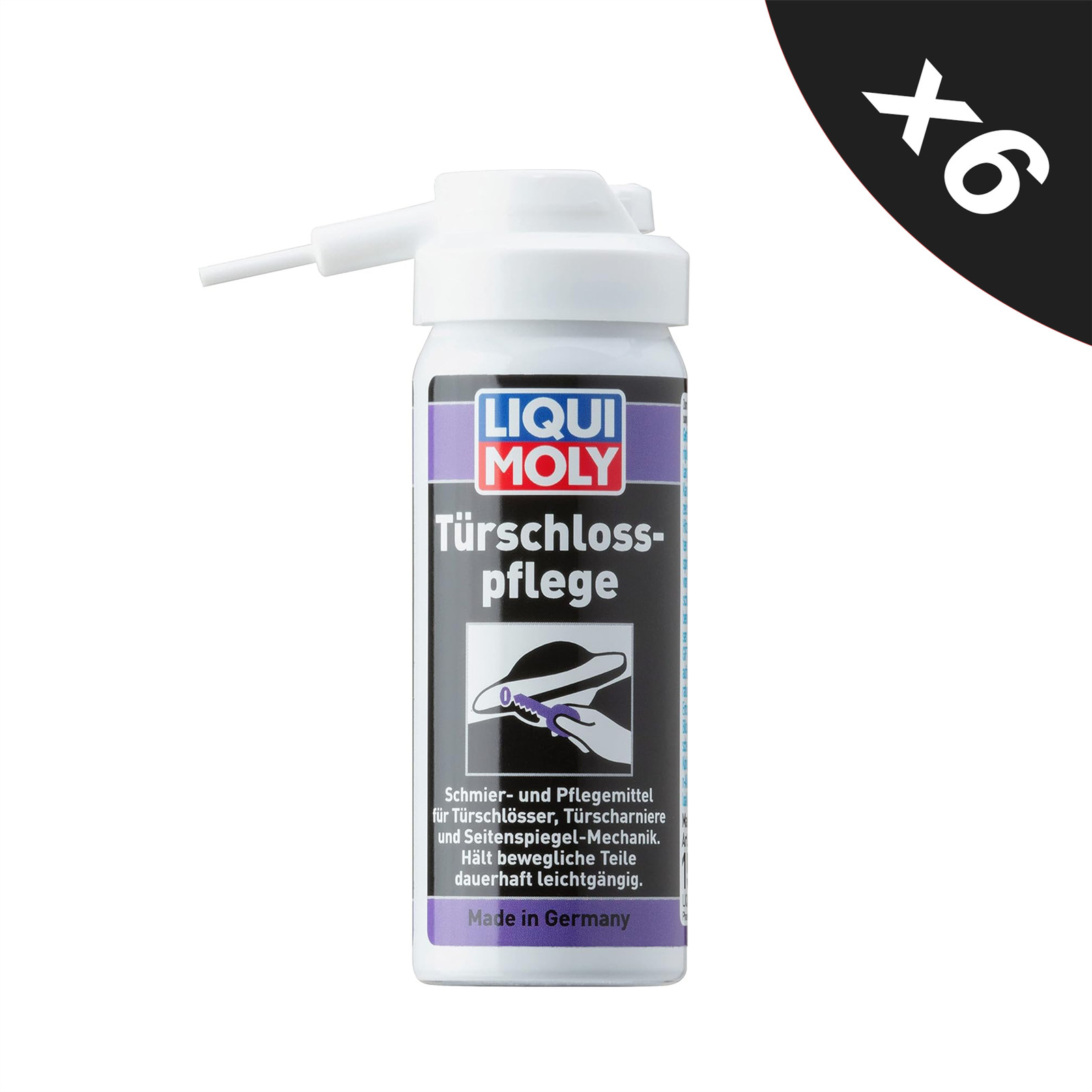 Liqui Moly Door Lock Care  6x50ml De-Icer & Protector for Locks & Mirrors