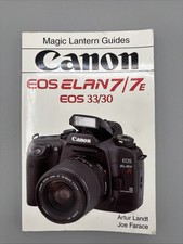 Canon Eos Elan 7/7e Eos 33/39 Camera Instruction Manual Book ORIGINAL
