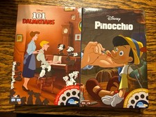 Moonlite Story Time Reel - Disney 101 Dalmations  Pinocchio w/ Case Lot Of 2