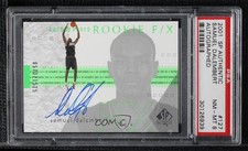 2001-02 SP Authentic Rookie F/X 573/1525 Samuel Dalembert #127 PSA 8 Auto 0x5w