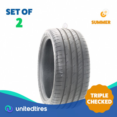 Set of (2) Used 285/35R21 Goodyear Eagle F1 Asymmetric 5 105Y - 7.5/32