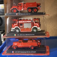Lot Of 3 DelPrado 1:57 , 1:64 | Fire Trucks 