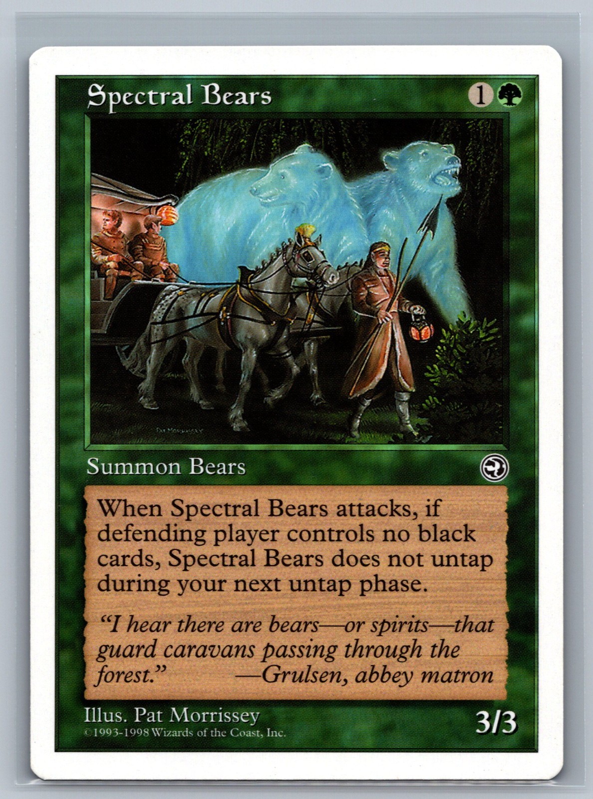 Magic The Gathering Anthologies Spectral Bears MTG TCG CCG