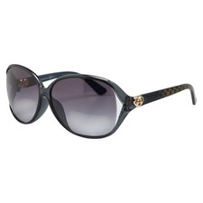 Gucci GG Heart Asian Fit Sunglasses GG3792 Navy Plastic Ladies Used