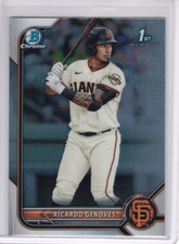 2022 Bowman 1st - Chrome Prospects Ricardo Genoves #BCP-60 