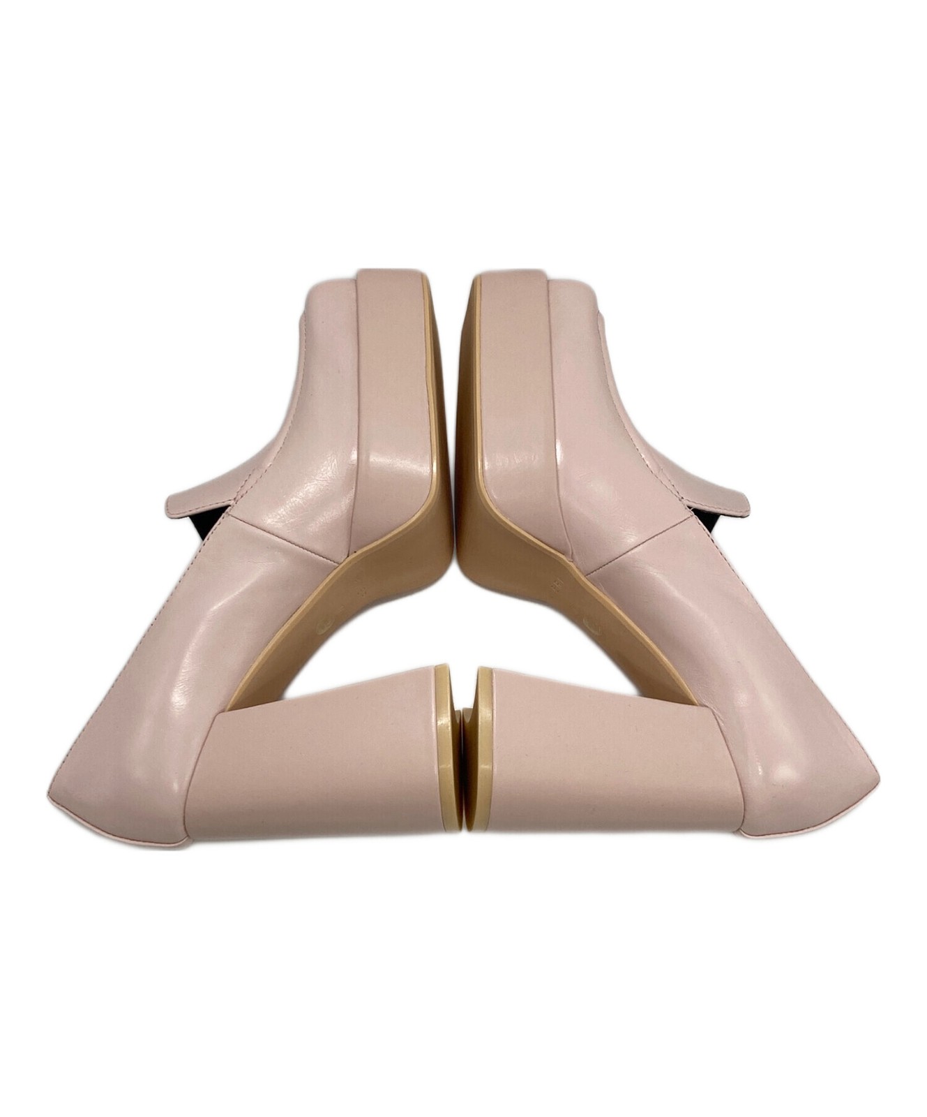 Ameri/ (Ameri) PLATFORM SQUARE LOAFER Pink Size: M - image 4