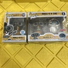 Funko Pop Disney Pixar Wall-E with Hubcap And Eve 2 Pack Exclusive Lot Protector