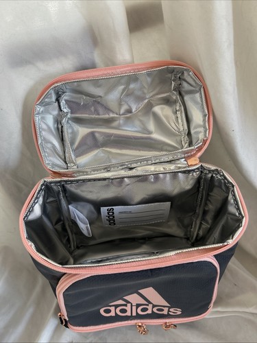 New adidas Excel Insulated Lunch Bag Gray & Pink - Picture 3 of 6
