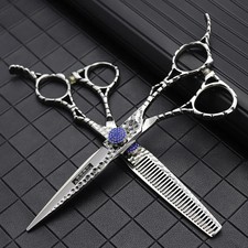 Hair Cutting Tools with Sharp Blades AXEMOORE 6 Inch Barber Scissors for Salon