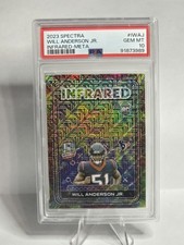 2023 Spectra Will Anderson Jr Infrared 10 /25 RC PSA 10 Rookie Card Meta Prizm 