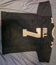 Taysom Hill Autographed #7 New Orleans Saints Jersey Black Beckett Authenticated