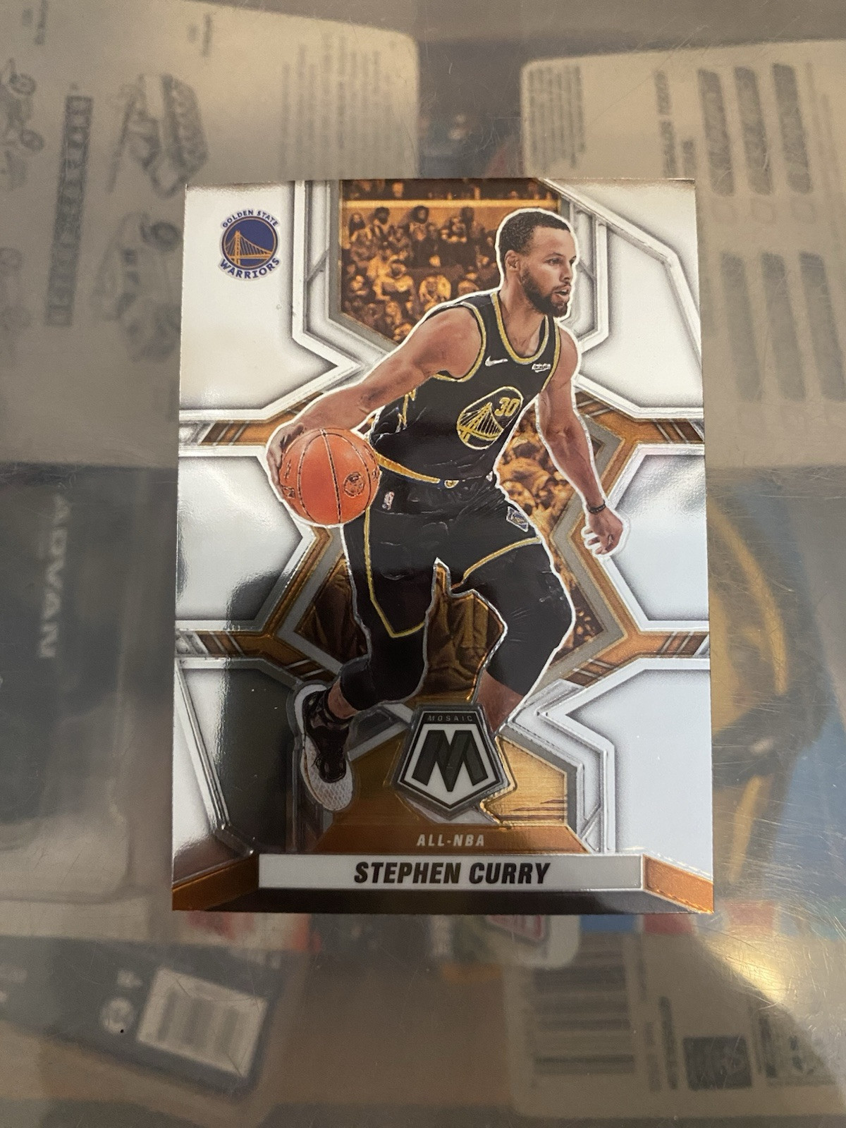 2021-22 Panini Mosaic - All NBA Stephen Curry #284 Silver Prizm