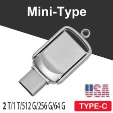 2IN1 Mini USB Flash Drive Type-C Memory Stick Thumb Storage Pen U Disk Portable