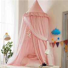 Children's bed tent with lights, double-layer princess dome children's dream