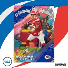 2025 Rookies & Stars Patrick Mahomes II Artistry in Motion True Blue /49 Chiefs