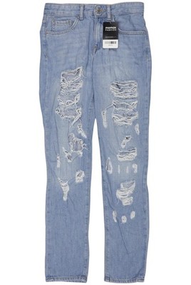Forever 21 Jeans Damen Hose Denim Jeanshose Gr. W24 Baumwolle Hellblau #alikymz
