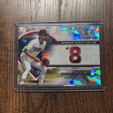 Jordan Lawlar 2023 Bowman Chrome Scouts Top 100 Atomic Refractor /150 