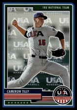 2023 Panini Stars & Stripes CAMERON TILLY USA TEAM LOGO PARALLEL 16/50 #60