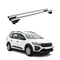DachträGer GrundträGer FüR Dacia Jogger 2022-2026 TÜV Aluminium Silber 2Tlg
