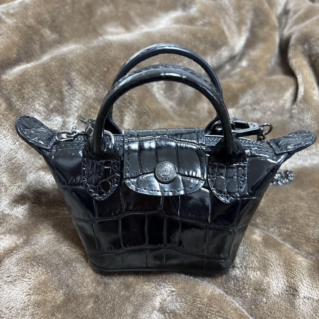 Longchamp Le Pliage Nano Mini 2way Embossing | eBay 