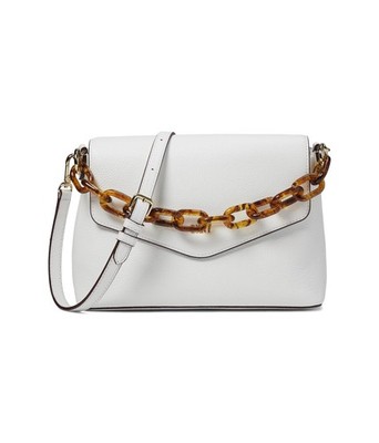DKNY Mens' Frankie Shoulder Bag - Optic White